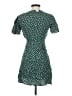 Volcom 100% Viscose Polka Dots Green Casual Dress Size 0 - 2 - photo 2