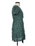 Volcom 100% Viscose Polka Dots Green Casual Dress Size 0 - 2 - photo 4
