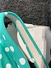 Assorted Brands Polka Dots Green Blue Two Piece Swimsuit Size M (youth) - photo 3