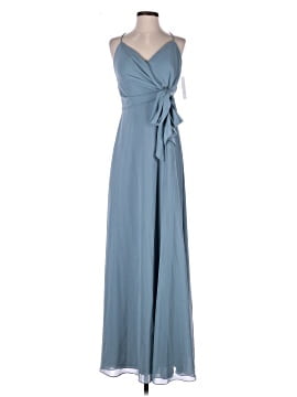thredup bridesmaid dresses Plus Size Tulle Ball Gown with Lace Bodice and Hem with Illusion Back main image 1