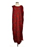Halmode Plus 100% Polyester Paisley Red Casual Dress Size 24 waist - photo 1