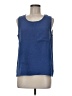 Just Be... 100% Polyester Blue Sleeveless T-Shirt Size M - photo 1