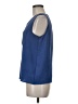Just Be... 100% Polyester Blue Sleeveless T-Shirt Size M - photo 5
