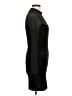 Bozzolo Solid Black Cocktail Dress Size M - photo 4