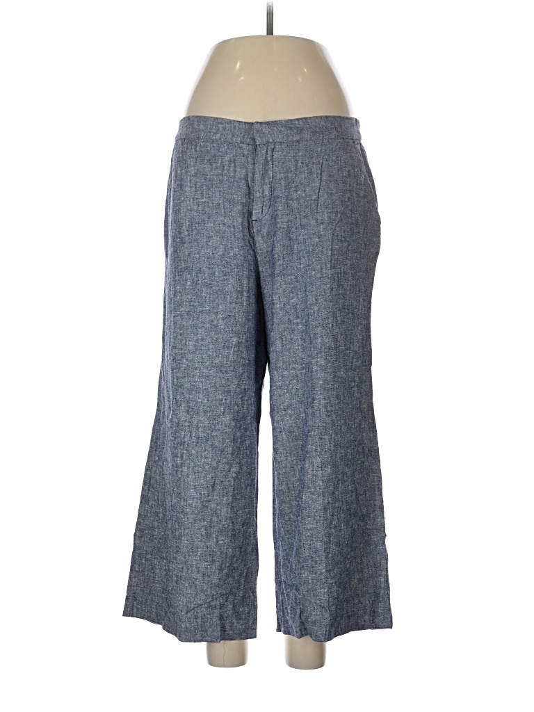Pre-owned Old Navy Linen Pants In Blue