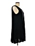 Unbranded Solid Black Casual Dress Size L - photo 4
