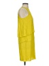 Tibi 100% Polyester Solid Yellow Casual Dress Size 2 - photo 4