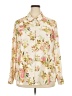 Alex Marie 100% Polyester Floral Ivory Long Sleeve Blouse Size XXL - photo 1