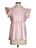 Jodifl Pink Short Sleeve Blouse Size S - photo 1