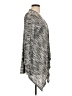 August Silk 100% Rayon Silver Cardigan Size L - photo 4