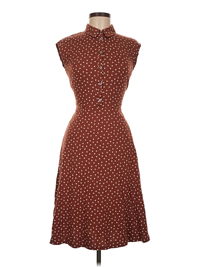 Pre-owned Boden Casual Dress In Brown