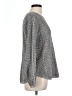 Eight Eight Eight Chevron-herringbone Gray Pullover Sweater Size L - photo 4