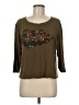 Chico's Brown 3/4 Sleeve Top Size Med (1) - photo 1
