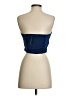 Express 100% Polyester Blue Tube Top Size S - photo 2