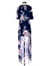 Miami Floral Blue Casual Dress Size XS - photo 2