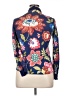 Desigual Floral Blue 3/4 Sleeve Blouse Size XL - photo 2