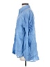 Zara Blue Long Sleeve Button-Down Shirt Size XS - photo 5