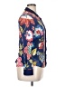 Desigual Floral Blue 3/4 Sleeve Blouse Size XL - photo 4
