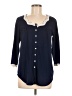 Assorted Brands Blue 3/4 Sleeve Blouse Size S - photo 1
