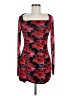 Bar III Print Red Cocktail Dress Size M - photo 1