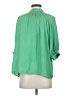 Current Air 100% Polyester Green 3/4 Sleeve Blouse Size S - photo 2