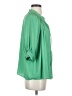 Current Air 100% Polyester Green 3/4 Sleeve Blouse Size S - photo 4