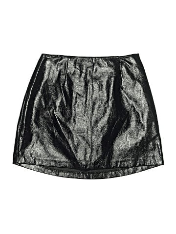 Abercrombie & Fitch Faux Leather Skirt (view 1)
