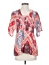 Love Kyla Red Short Sleeve Blouse Size S (estimated) - photo 1