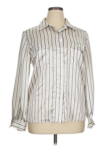 Leslie Fay Long Sleeve Blouse (view 1)