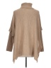 Alison Andrews 100% Acrylic Tan Poncho Size Lg - XL - photo 2