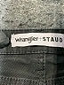 Wrangler x Staud Chevron-herringbone Black Jeans Size 24 waist - photo 6