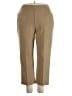 Alfred Dunner Solid Tan Khakis Size 16 - photo 1
