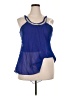 Assorted Brands 100% Polyester Blue Sleeveless Blouse Size XXL - photo 1