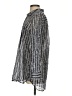 J.Crew Print Silver Long Sleeve Blouse Size S - photo 5