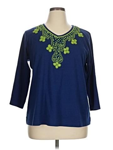 Quacker Factory 3/4 Sleeve Top (view 1)