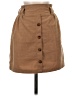 Shein 100% Polyester Houndstooth Brown Casual Skirt Size 2 - photo 1