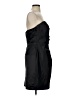 Bill Levkoff 100% Polyester Solid Black Cocktail Dress Size 14 - photo 4