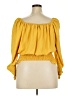 Rouge Yellow 3/4 Sleeve Blouse Size 2X - photo 2