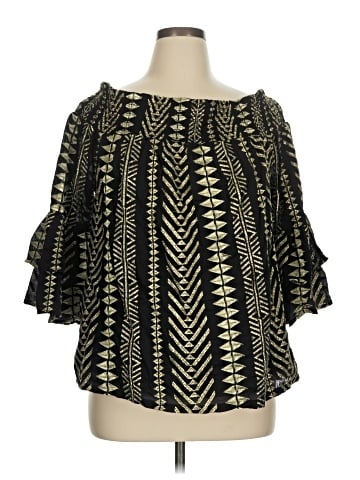 Boston Proper 3/4 Sleeve Blouse (view 1)