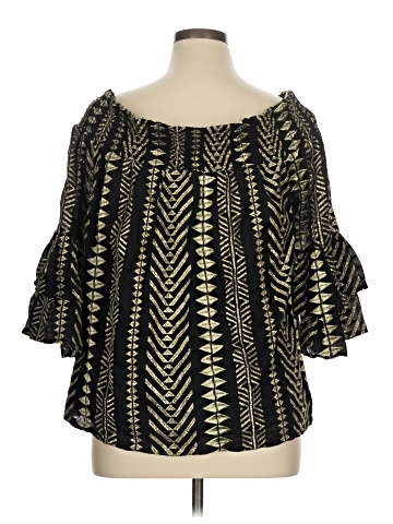 Boston Proper 3/4 Sleeve Blouse (view 2)