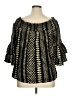 Boston Proper 100% Cotton Black 3/4 Sleeve Blouse Size XL - photo 2