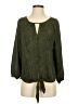 West Kei 100% Polyester Green 3/4 Sleeve Blouse Size S - photo 1