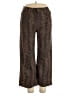 Vigoss Animal Print Brown Casual Pants Size 15 - photo 1