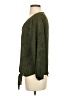 West Kei 100% Polyester Green 3/4 Sleeve Blouse Size S - photo 5