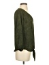 West Kei 100% Polyester Green 3/4 Sleeve Blouse Size S - photo 4