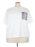 ChicMe White Short Sleeve Top Size 4X - photo 1