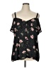 Torrid 100% Polyester Black Sleeveless Blouse Size 1X Plus (1) - photo 1