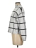 Max Studio Plaid Silver Gray Turtleneck Sweater Size M - photo 5