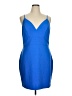 Express Solid Blue Cocktail Dress Size XL - photo 1
