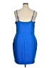 Express Solid Blue Cocktail Dress Size XL - photo 2